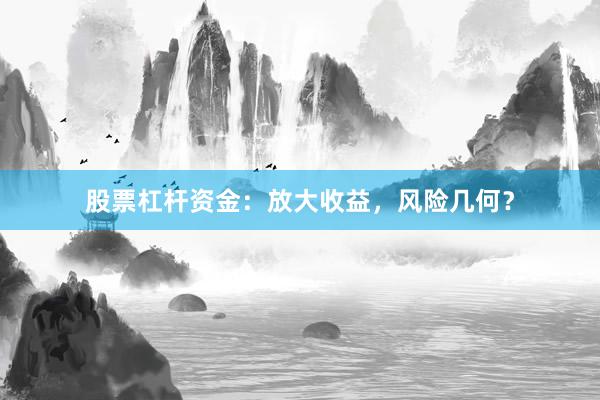 股票杠杆资金：放大收益，风险几何？